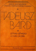 Sztuka dźwięku sztuka słowa