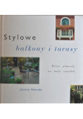 Stylowe balkony i tarasy