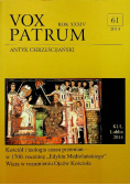 Vox patrum  Antyk chrześcijański 61