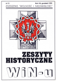 Zeszyty historyczne WIN u Nr 13