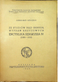 Ze studiów nad genezą wypraw krzyżowych Encyklika Sergiusza IV 1948 r.