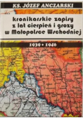 Kronikarskie zapisy z lat cierpień i grozy w Małopolsce Wschodniej