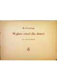 Wybór Etiud dla dzieci na fortepian