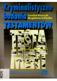Kryminalistyczne badania testamentów