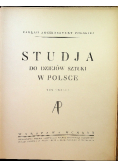 Studja do dziejów sztuki w Polsce Tom II 1930 r.