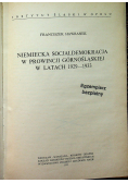 Niemiecka socjaldemokracja w prowincji górnośląskiej w latach 1929-1933