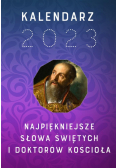 Kalendarz 2023 Najpiękniejsze słowa świętych
