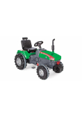 Traktor na pedały zielony
