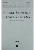 Polski Słownik Biograficzny zeszyt 144