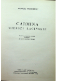 Carmina wiersze łacińskie