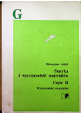 Statyka i wytrzymałość materiałów