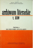 Archiwum literackie Tom XXIV