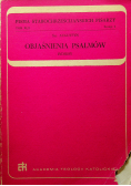 Objaśnienia psalmów indeksy