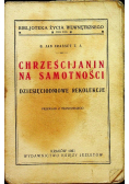 Chrześcijanin na samotności 1931 r.