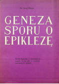 Geneza sporu o epiklezę