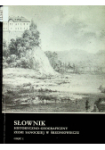 Słownik Historyczno Geograficzny Ziemi Sanockiej w Średniowieczu Część 1