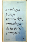 Antologia  poezji francuskiej tom 2