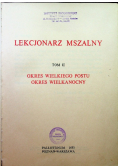 Lekcjonarz Mszalny Tom II