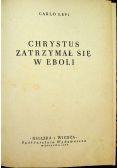 Chrystus zatrzymał się w Eboli 1949 r.