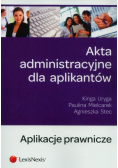 Akta administracyjne dla aplikantów