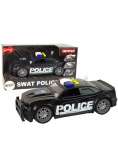 Auto Policja 1:14 światło i dźwięk czarne