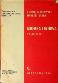 Algebra liniowa
