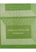 Funkcje społeczne etnologii