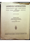 Landolt Bornstein sechste auflage