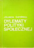 Dylematy polityki społecznej