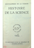 Histoire de la science