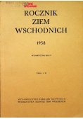 Rocznik Ziem Wschodnich 1938 r