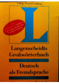 Langenscheidts Grossworterbuch,Deutsch als Fremdsprache
