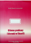 Główne problemy i kierunki w filozofii