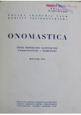 Onomastica rocznik XXX