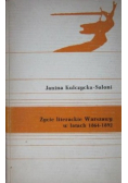 Życie Literackie Warszawy w latach 1864 1892