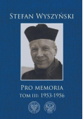 Pro memoria T.3 1953-1956