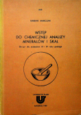 Wstęp do chemicznej analizy minerałów i skał