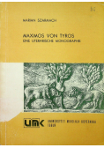 Maximos von Tyros Eine Literarische Monographie