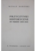 Przyczynki historyczne do okresu 1939-1945