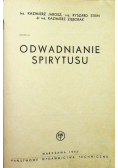 Odwadnianie spirytusu
