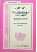 Ordo missae celebrandae et divini officii persolvendi