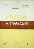 Studia historyczne XXXI