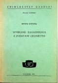Wybrane zagadnienia z podstaw geometrii
