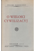 O Wielości Cywilizacyj Reprint z 1935 r