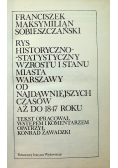 Rys historyczno  statystyczny wzrostu i stanu miasta Warszawy