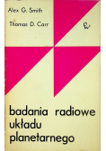 Badania radiowe układu planetarnego