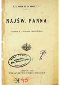 Najświętsza Panna 1925 r.