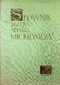 Słownik Języka Adama Mickiewicza Tom XI - Z - Ż Suplement