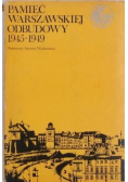 Pamięć Warszawskiej odbudowy 1945-1949
