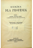Książka dla profesek 1927 r